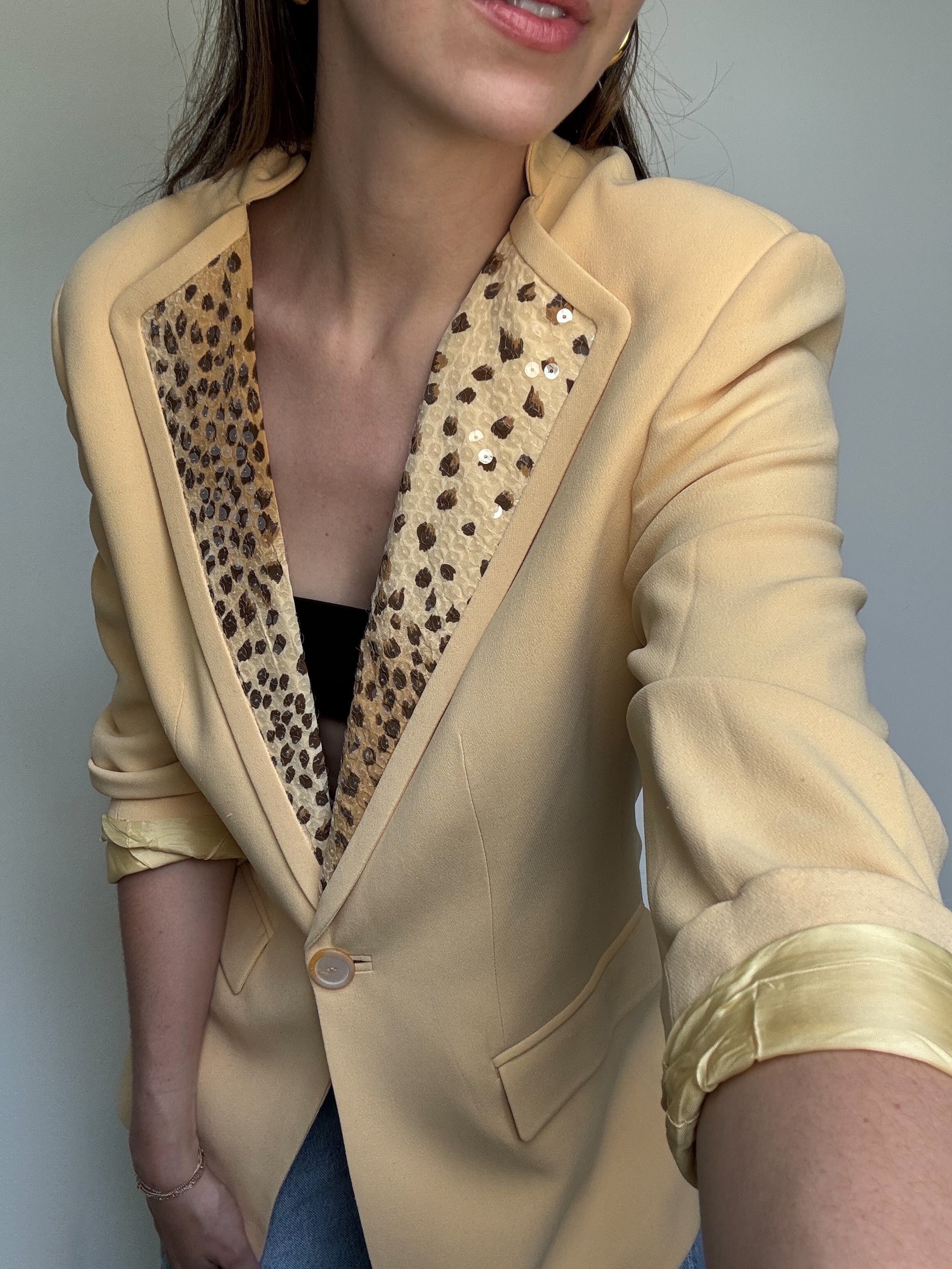 Vintage Paola Antonini 3-Piece Set – Muted Yellow Blazer